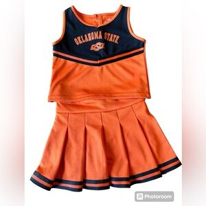Oklahoma State Toddler cheerleading uniform